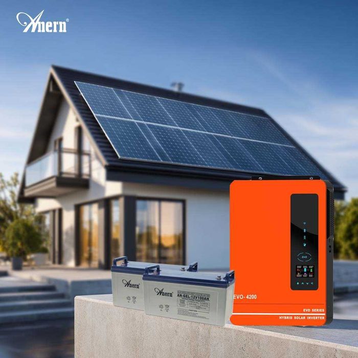 ‼️ Комплект ДБЖ 4,2kW інв 4кВт + 2 батареЇ 2.5кВт/г Резервне живлення