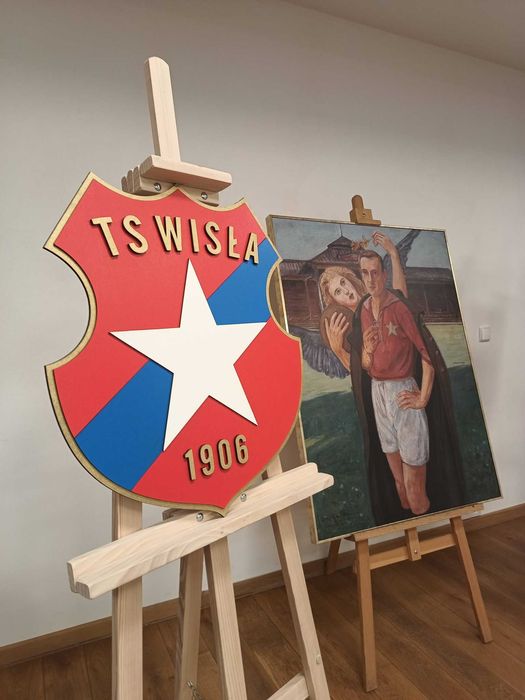 Herb TS Wisła podświetlany