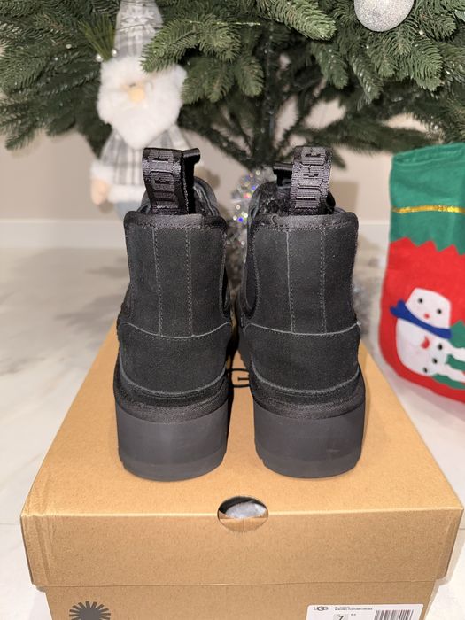 Зимові черевики UGG Neumel Platform Chelsea Boot Black