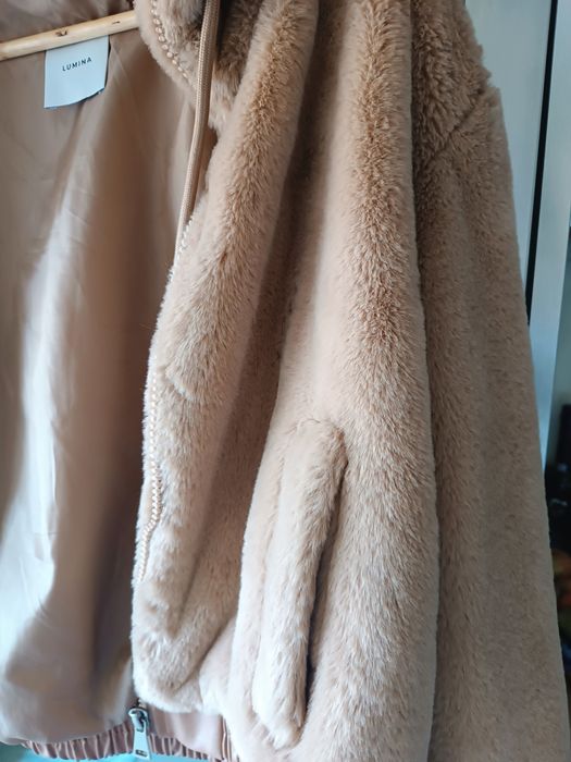 Casaco pele bege T.L