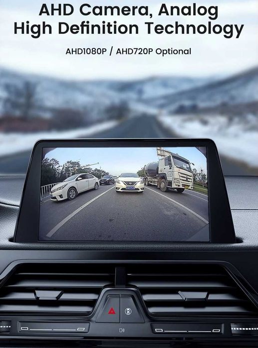 Kamera samochodowa rybie oko AHD CVBS 1920x1080P Full HD noktowizor