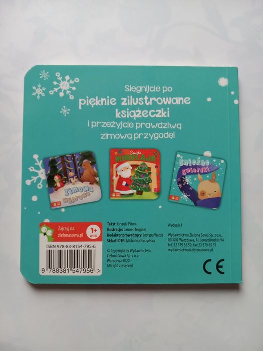 3 książeczki dla dzieci o zimie wyd. Zielona Sowa