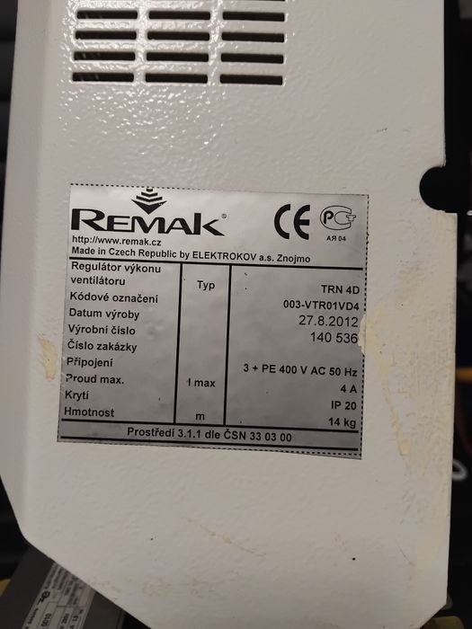Регулятор мощности вентилятора TRN4D
