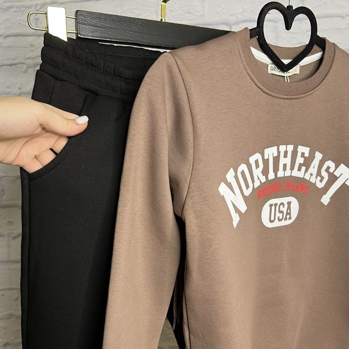 Новий теплий костюм для хлопчика та підлітка 116-164