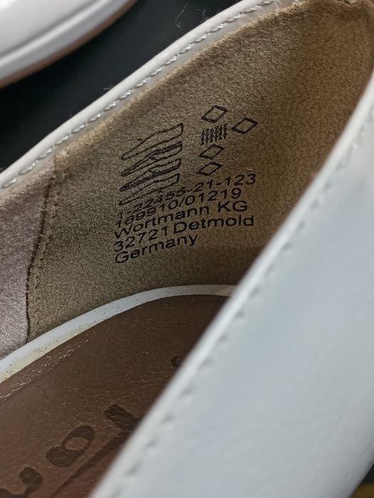 Кожаные женские туфли Tamaris Оригинал