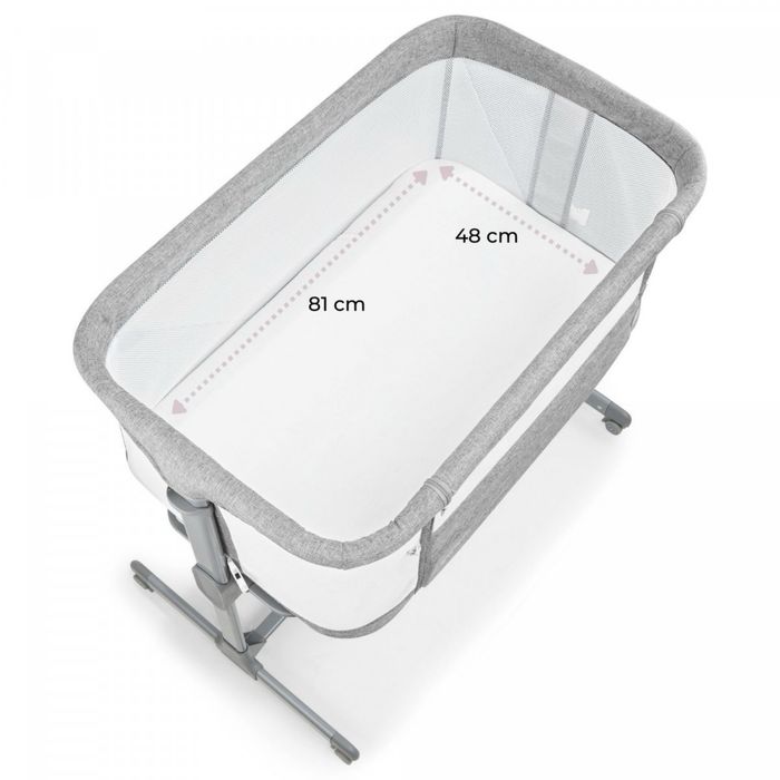 Łóżeczko dostawne dla niemowłąt Moby-System LUNA 3w1 dla dzieci