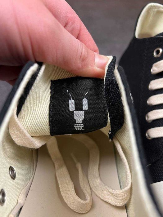 ! PREMIUM ! Rick Owens Ramones Black White 37 38 39 40 41 42 43 44 45