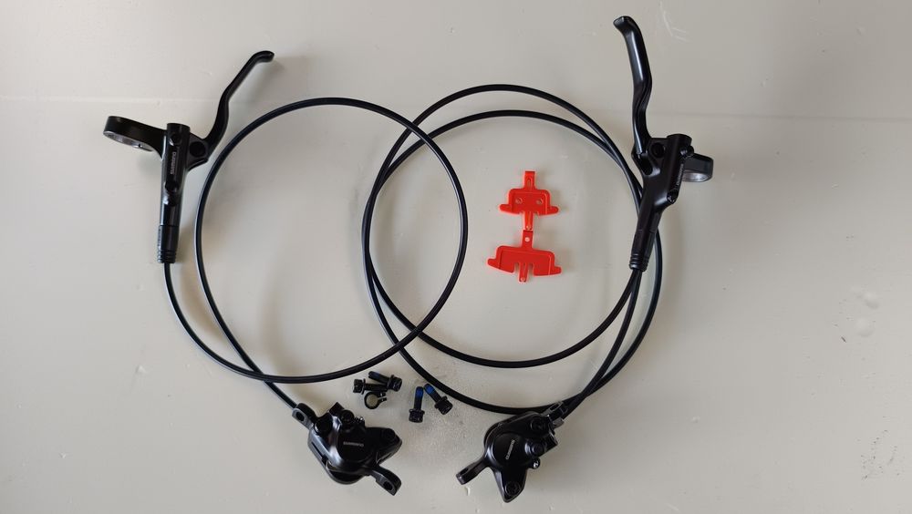 Hamulec kompletny tarczowy Shimano BR-MT200 zestaw - przód + tył