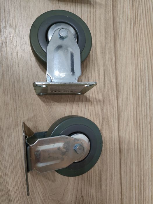 Колеса и ролики мебельные и для тележек, поворотные и не поворотные