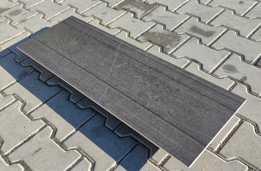 NOWOŚĆ Płytka ścienna MINIMAL STONE NERO STR 29,8X89,8 G.1