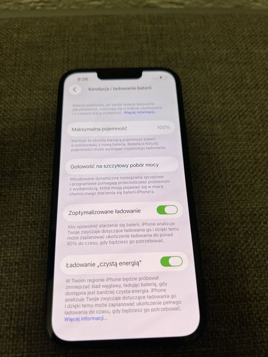 Iphone 13 128gb, 100% bateria, gwarancja