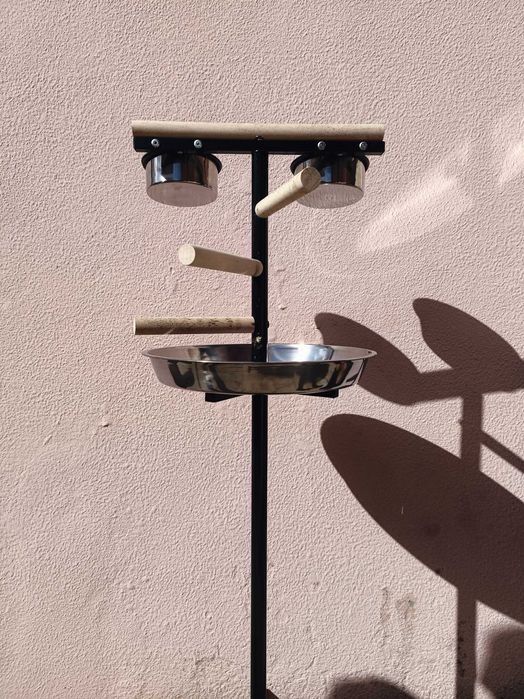 Poleiro de chão para papagaios