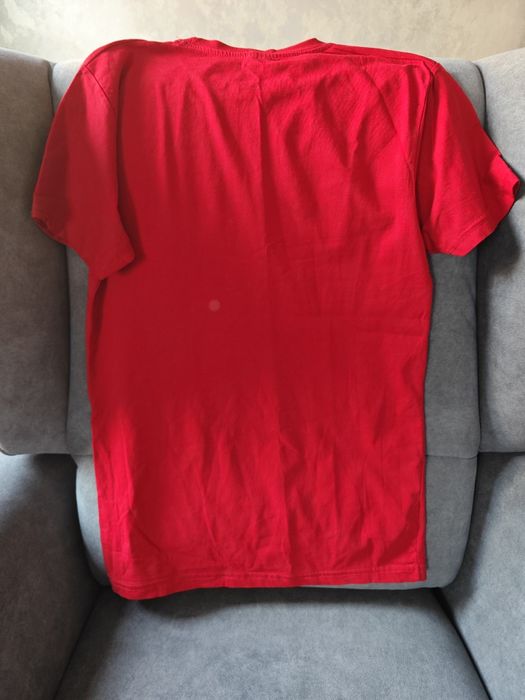 T-shirt bawełniany czerwony, rozmiar M-