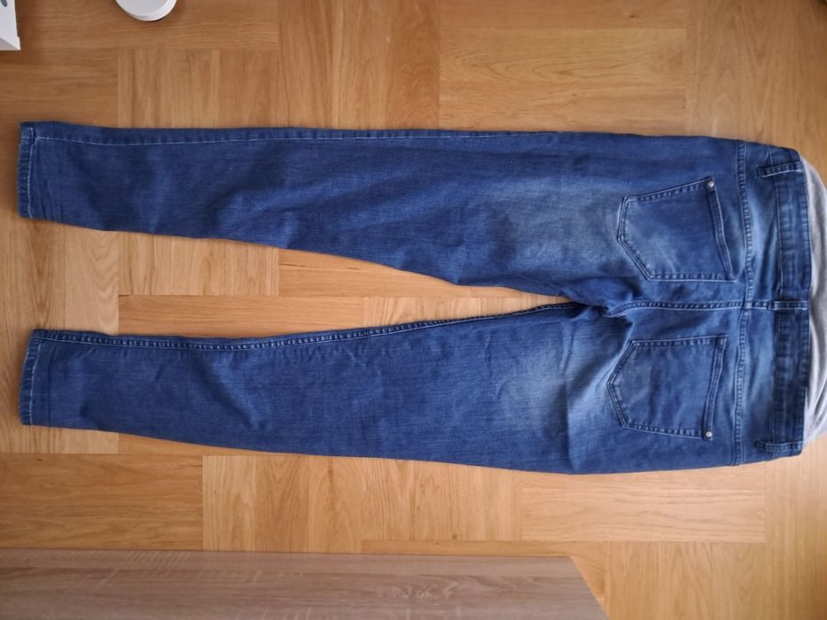 Dżinsy ciążowe/z panelem/high rib/super skinny fit/38/M/esmara