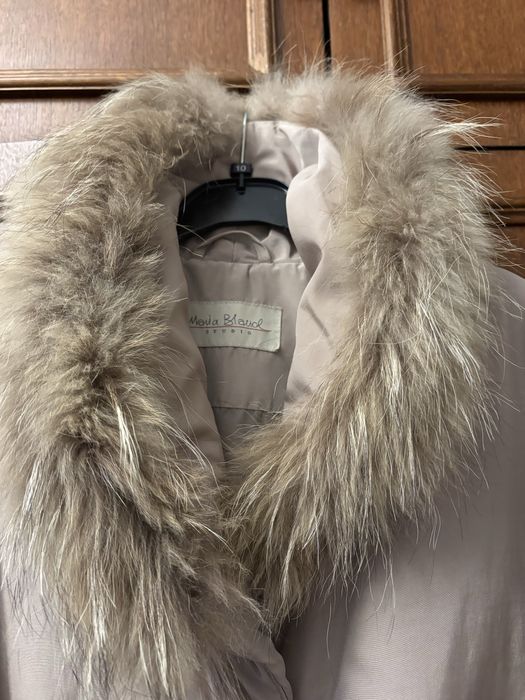 Kurtka ocieplana beżowa