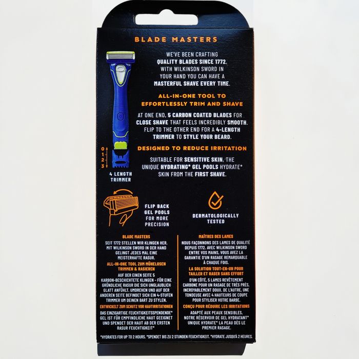 Бритва тример 2 в 1 Wilkinson Sword Hydro 5 The Face Groomer з 1 змінною касетою