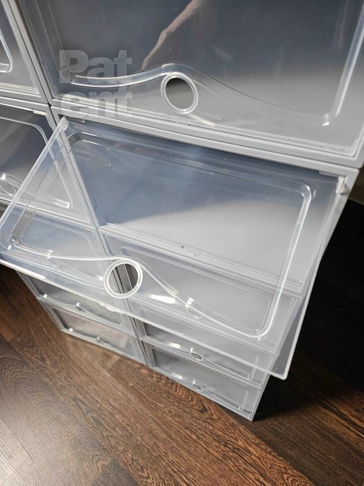 Organizery 10 sztuk pudełka do przechowywania szare dom modułowe