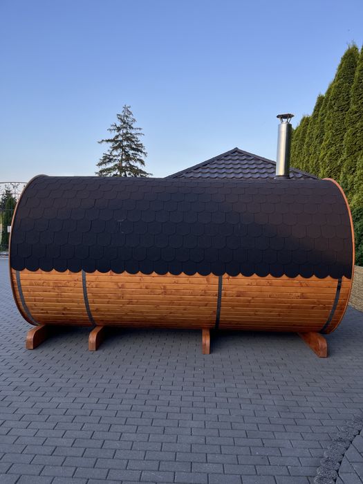 SAUNA Ogroowa 380 cm Piec + Przedsionek