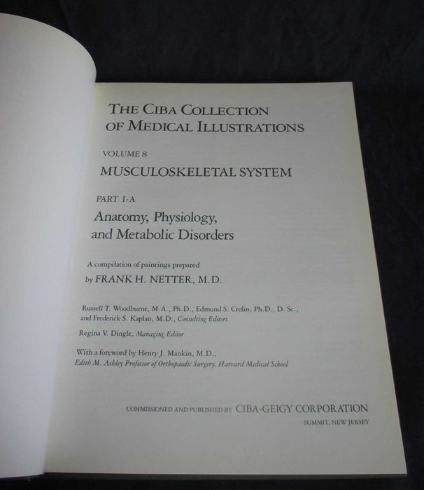 Livro Ciba Collection Of Medical Illustrations Musculoskeletal System