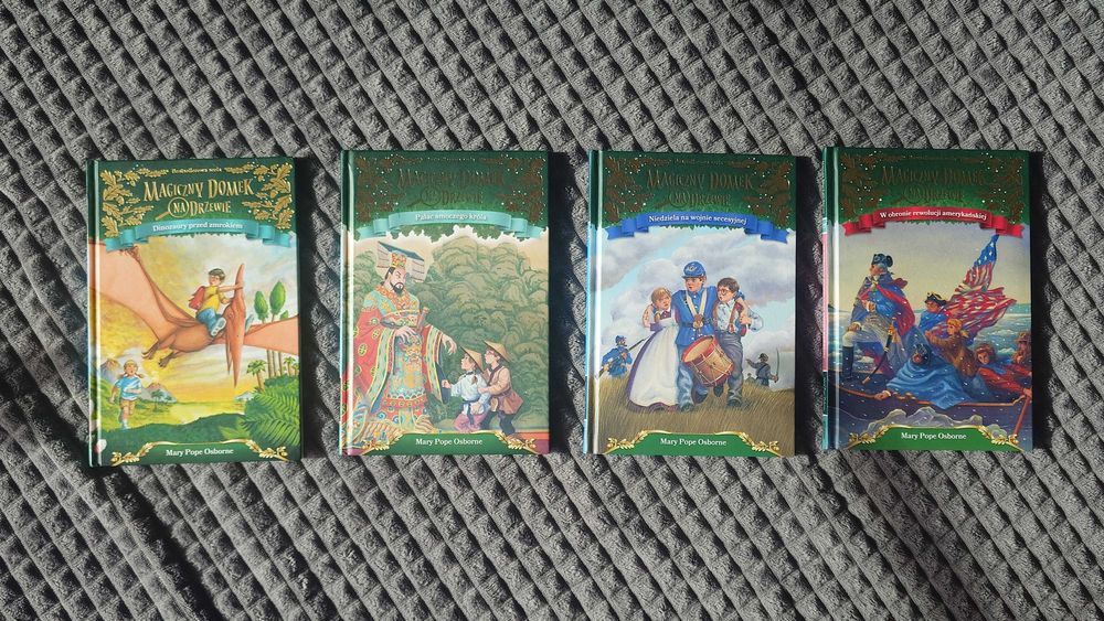 4 książki dla dzieci z serii "Magiczny domek na drzewie" - Mary Pope Osborne