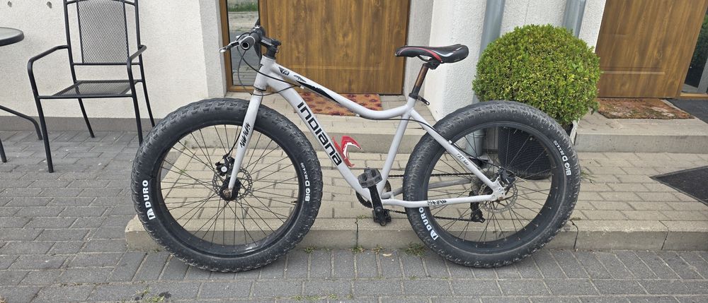 Rower górski MTB. Fatbike indiania.