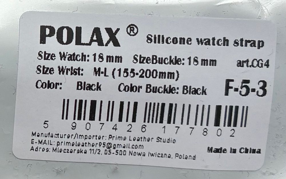 Pasek do zegarka Pasek do smartwatch 18mm, Uniwersalny