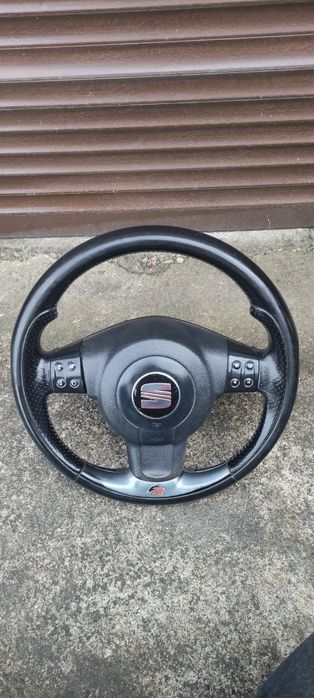 Kierownica wielofunkcyjna Ibiza FR Cordoba Leon skóra airbag cupra