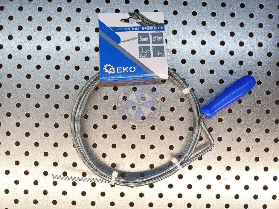 Przetykacz do rur sprężyna do rur 1,5m Spirala do Udrażniania Rur