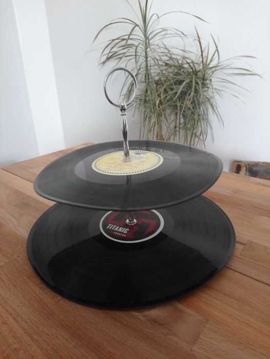 Zegar winyl gramofon