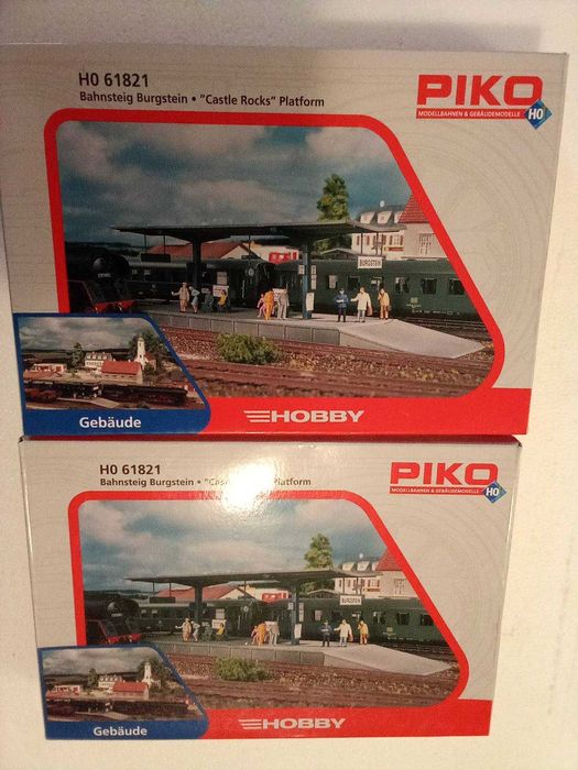 Пакгауз, Перрон и Дома и для макетов ПiКО Piko Roco Vero HO 1:87 .