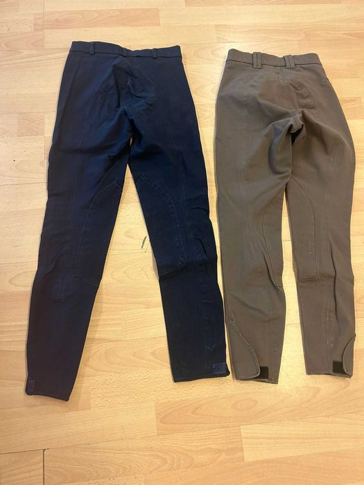 2 pares de calças para equitação