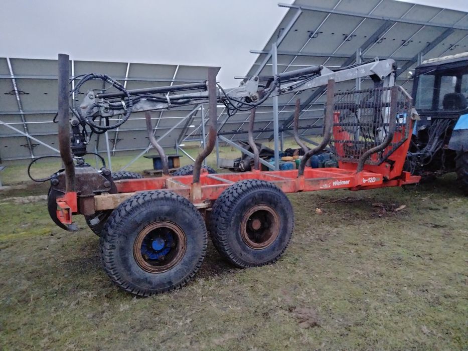 Прицеп лісовоз тракторний WEIMER WE-12D, МТЗ 82