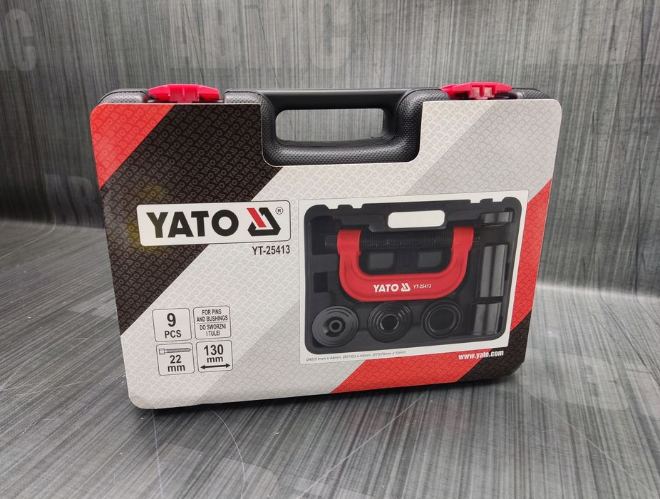 Набор для выпрессовки шаровых опор и сайлентблоков YT-25413: 2 050
