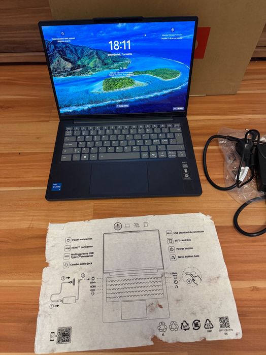 Jak Nowy Najtaniej Laptop Lenovo 14Irh10 Oled i5-13420H 8/512 Gwarancja Lenovo rok DDR5 14 Cali rzadki model