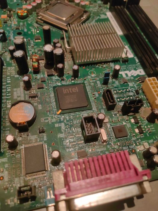 Zestaw komputerowy – płyta główna Dell + procesor + 4x RAM