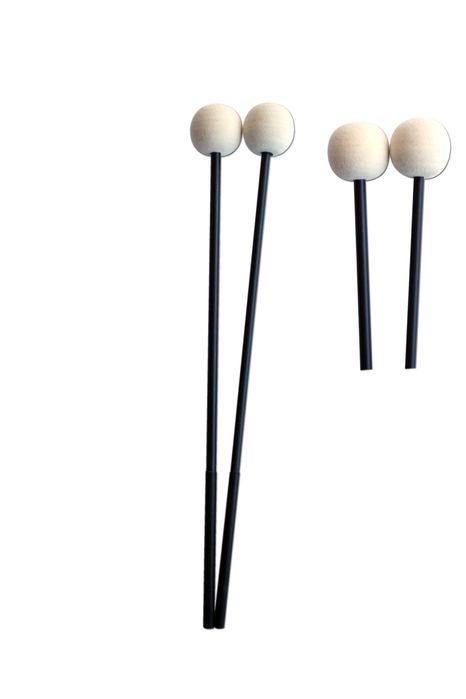 4 Pares de Bilros (baquetas) bola de feltro para xil./met. JGP - NOVO