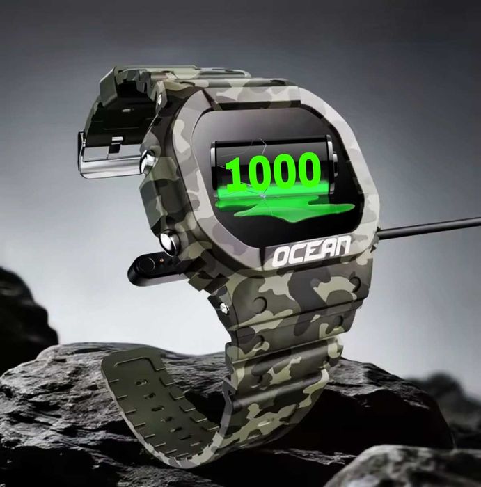 Смарт часы. LOKMAT OCEAN. NFC.Compass.1000mAh.3D-меню.LED-фонарик.