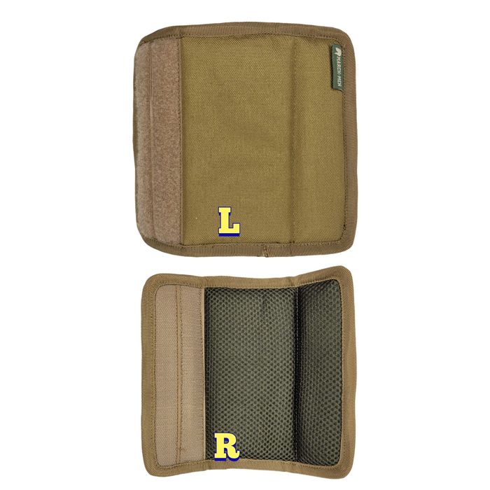 Плечові накладки подушки демпфер під лямки бронежилет плитоноски Койот