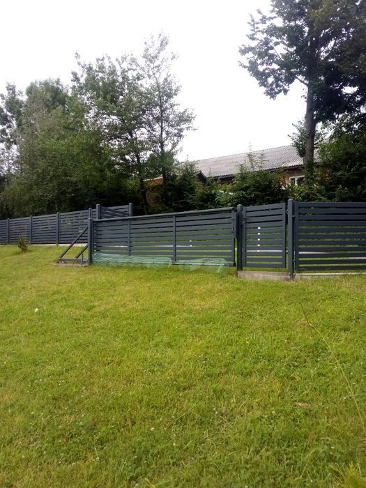 Działka budowlana 17 a ogrodzona