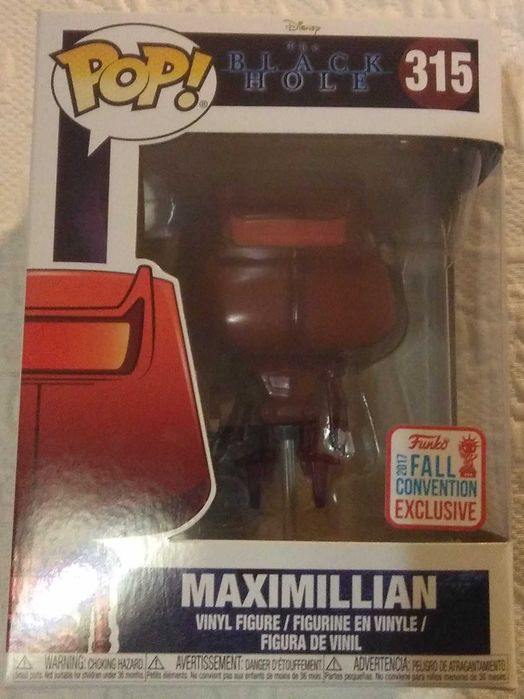funko pop maximillian  the  black hole fall convention exclusive 2017
