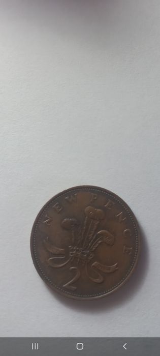 1971 New Pence moeda Elizabeth II