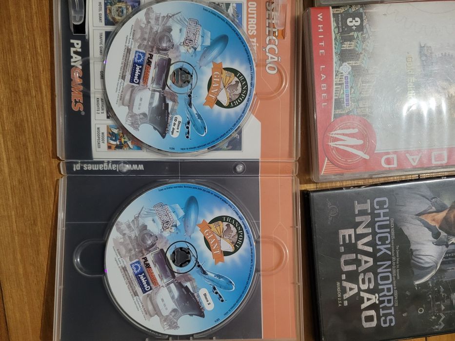 Jogos antigos e um dvd originais