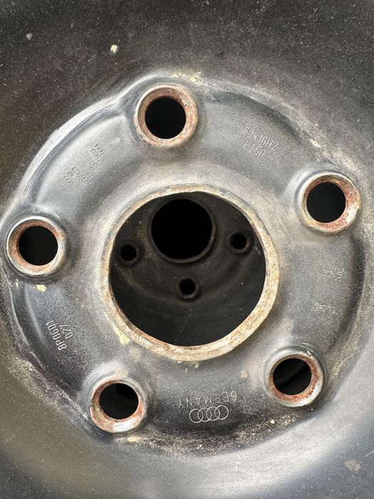 Felgi stalowe OE 16 audi vw seat 5x112 stan bdb