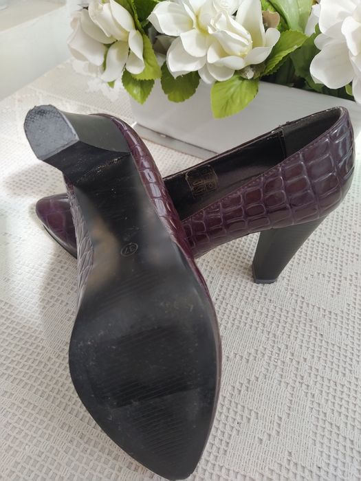 Sapatos pele de cobra, elegantes - Seaside - Tamanho 37
