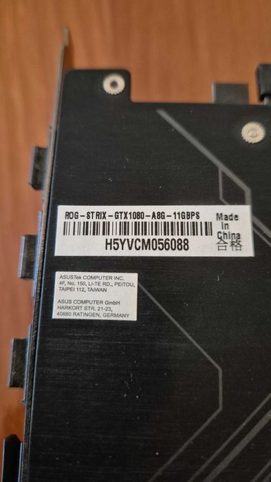 Asus ROG Strix 1080 8GB Versão Super (11gps)
