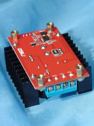 Мощный преобразователь напряжения, адаптер повышающий, до 35В до 6А