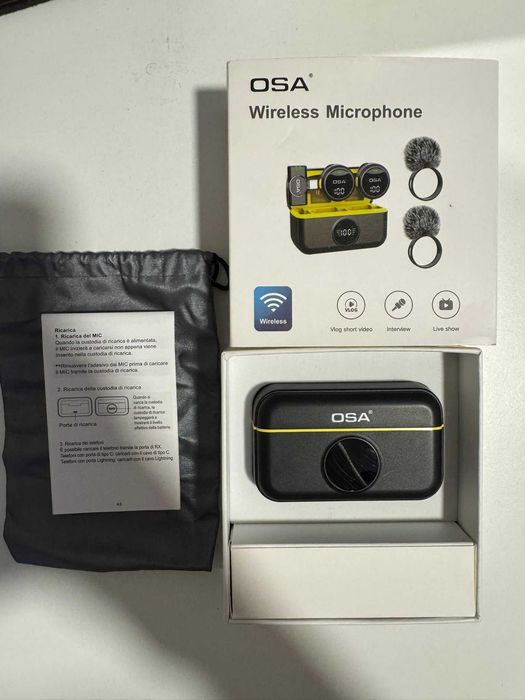 OSA Microfone para iPhone e iPad