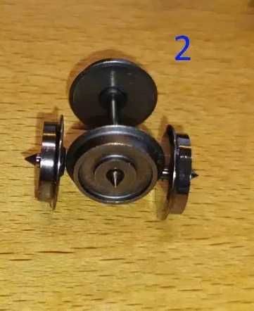Kолісна пара Piko HO 1/87 (нові, метал),  Комплект 4шт.