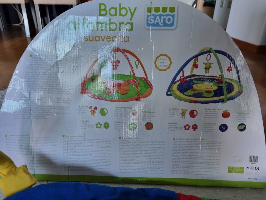 Tapete sensorial bebé