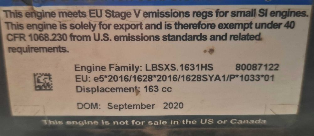 Silnik briggs stratton cr750 uszkodzony